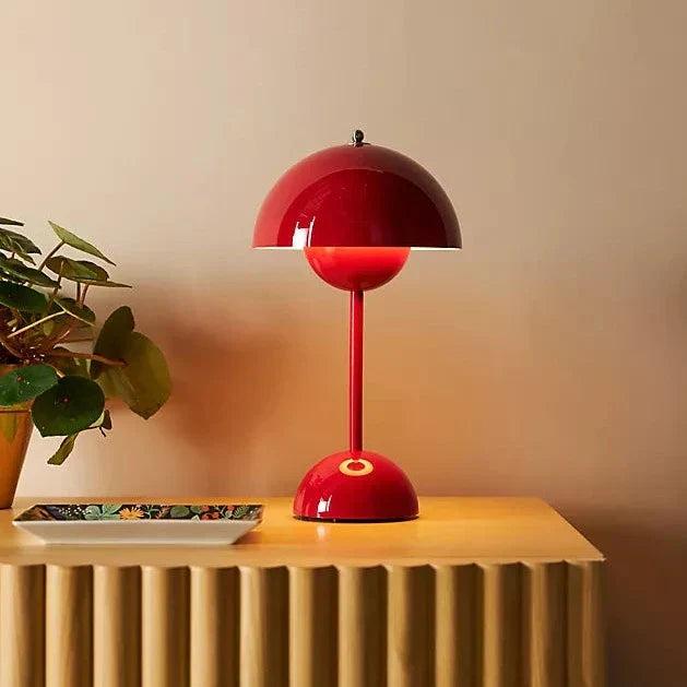LED Table Lamp - MoonGlow-Red-The Livary