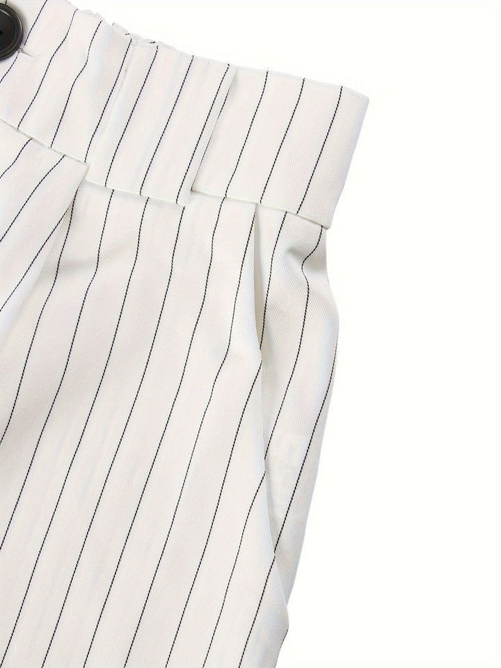 Stylish Striped Summer Outfit - Vivian-S-The Livary