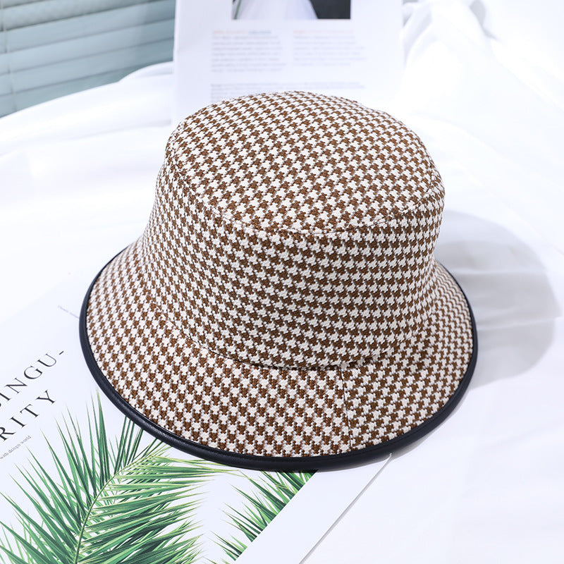 Light women's bucket hat made of fabric for summer – Lindsay-Coffee-One size fits all-The Livary