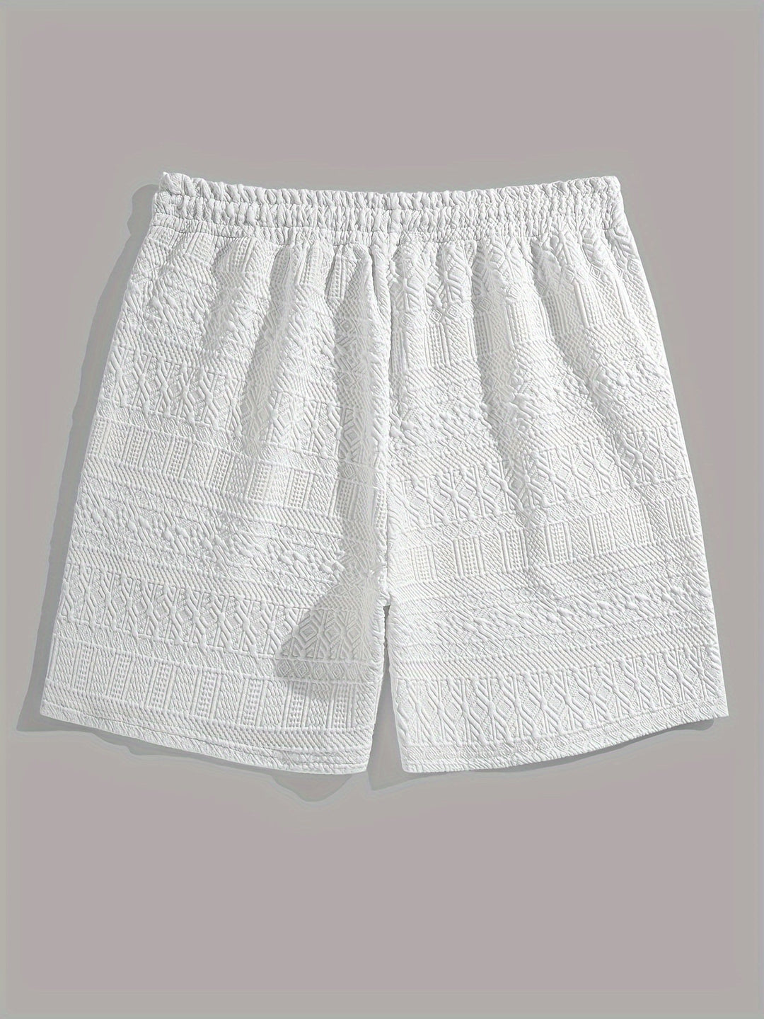 Men's Summer Shorts Basic Look with Drawstring Comfort - Finn (Buy 1 Get 1 FREE)-White-S(46)-The Livary