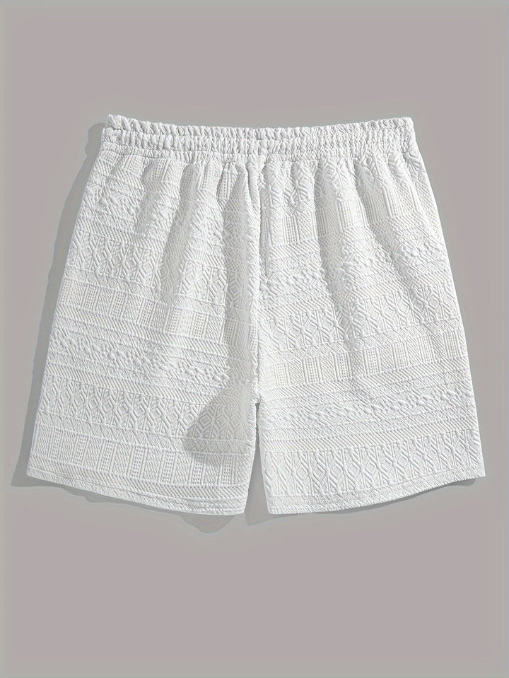 Men's Summer Shorts Basic Look with Drawstring Comfort - Finn (Buy 1 Get 1 FREE)-White-S(46)-The Livary