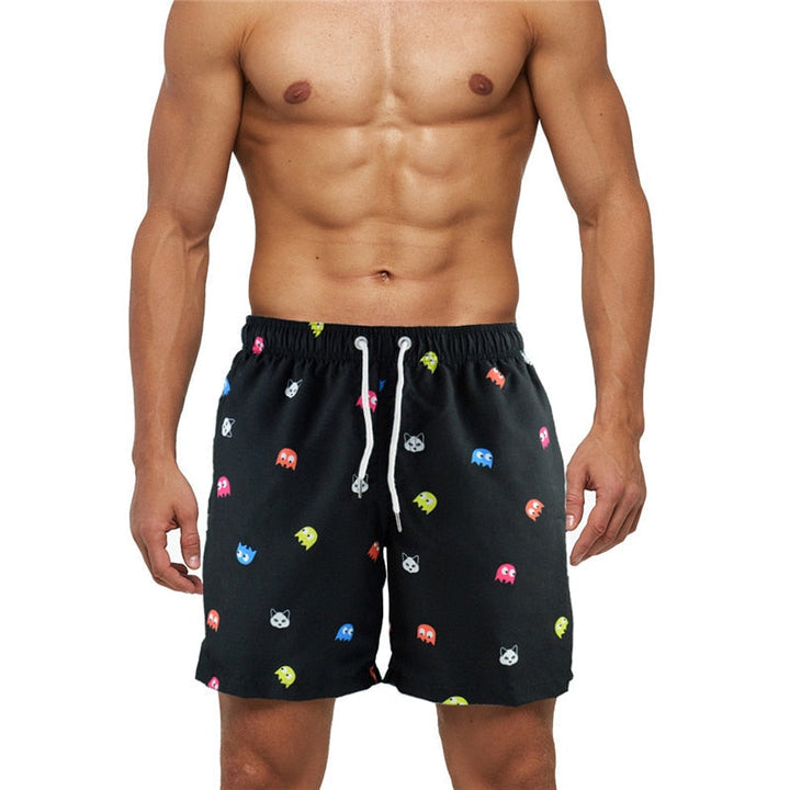 Trendy & quick-drying men's swim shorts with pockets – Matteo-Trees-S-The Livary