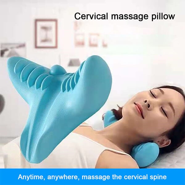 Ergonomic Neck Massage Cushion without Power – NeckEase Stretch-The Livary