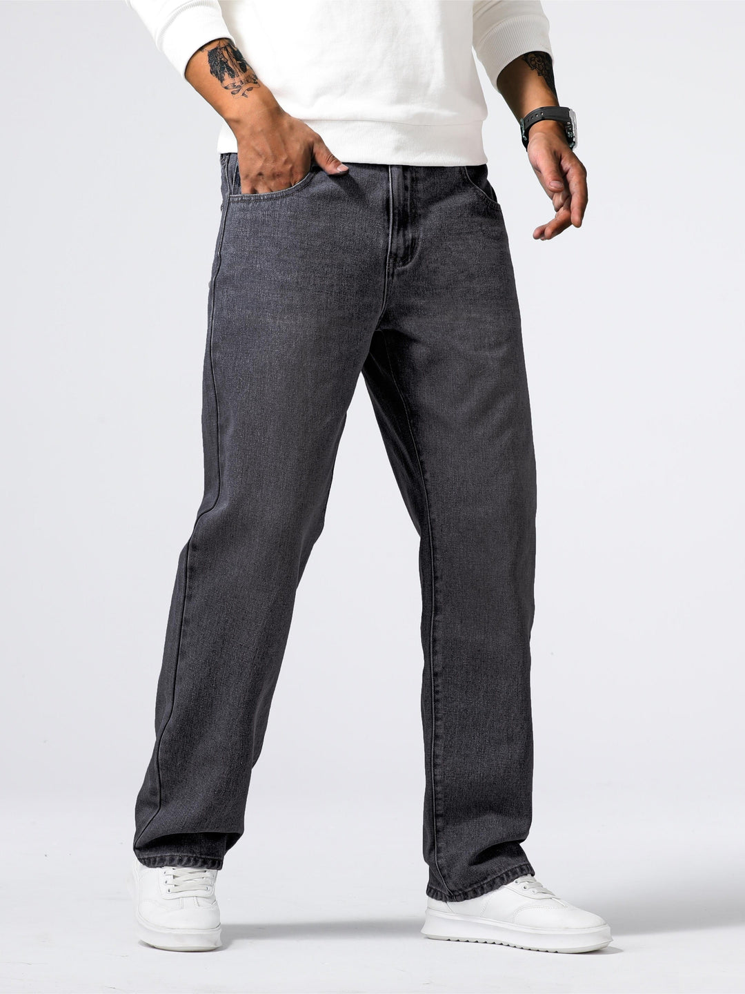 Relaxed Fit Regular Men's Jeans - Lucas