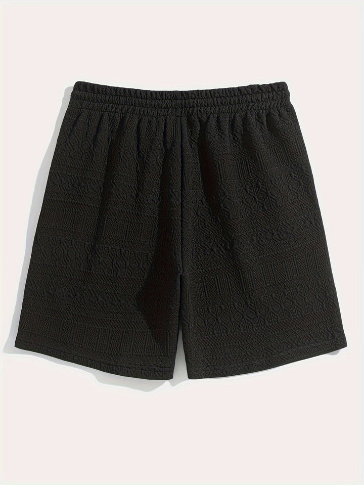 Men's Summer Shorts Basic Look with Drawstring Comfort - Finn (Buy 1 Get 1 FREE)-Black-S(46)-The Livary