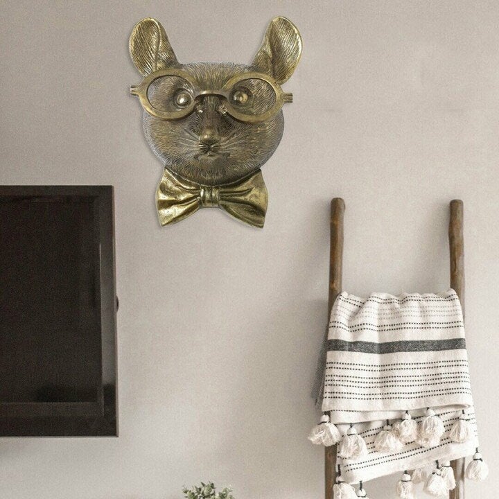 Playful Animal Head Wall Decoration - WallCritters-Stag-The Livary