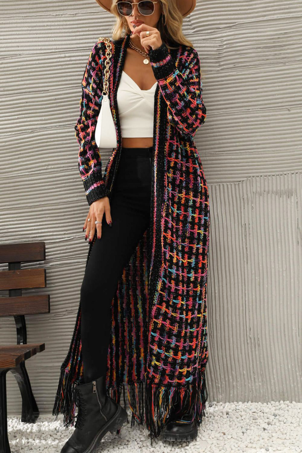 Vintage Lang Vest - Livia-Multicoloured (almost sold out)-S-The Livary