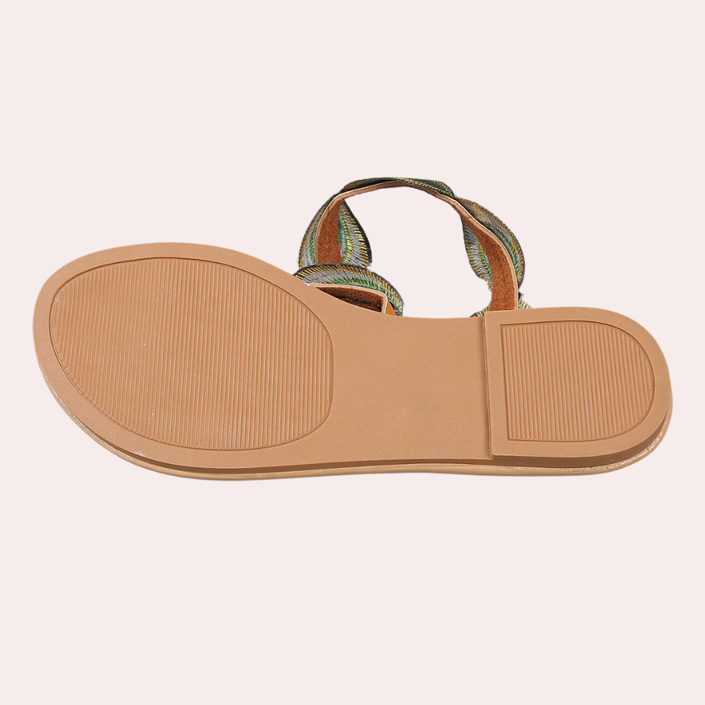 Lightweight Summer Sandals for Women - Lina-Green-2.5-The Livary