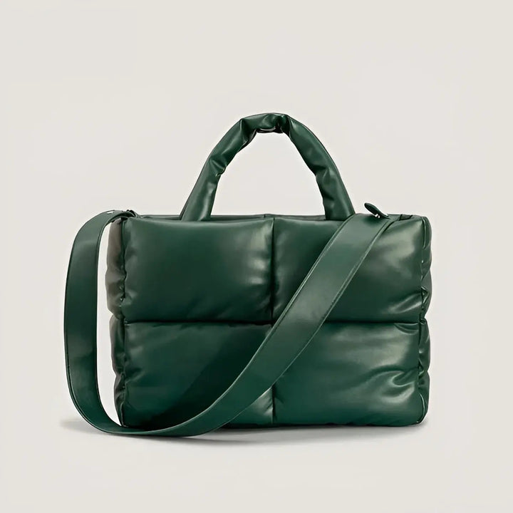 Stylish Quilted Ladies Designer Bags - Sofia-Dark green-The Livary