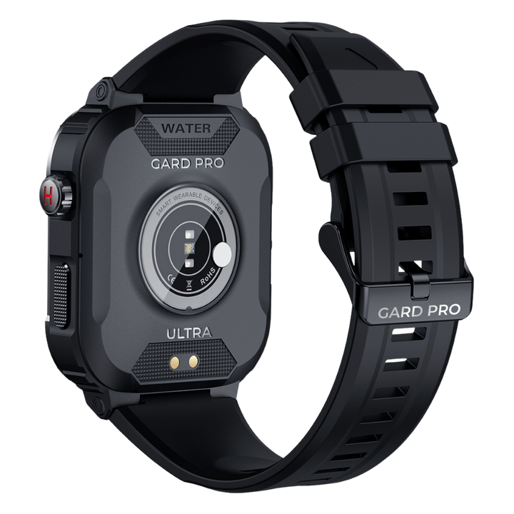 Robust Smartwatch for Men - IronPulse X1-Black-The Livary