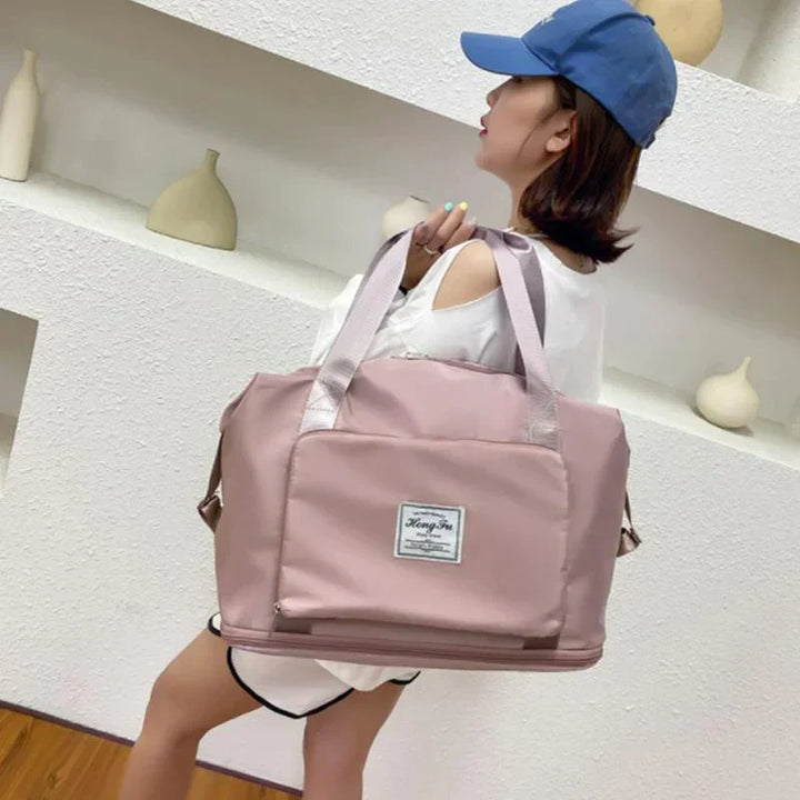 Foldable Travel Bag - FlexiCarry-Pink-The Livary