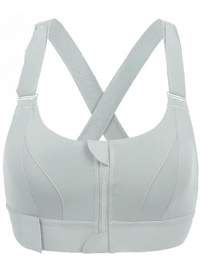 Adjustable High Support Sports Bra – Nova-Green-S-The Livary