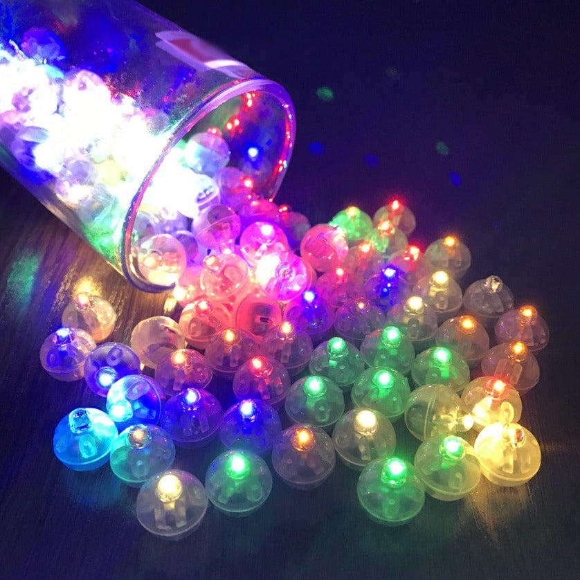 Mini LED Party Lights - GlowPearls-Colourful-50-The Livary