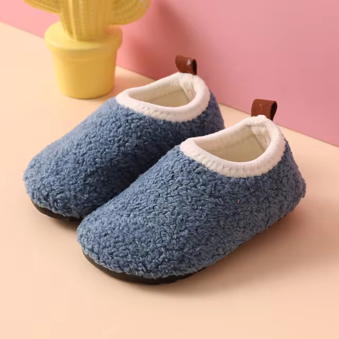 Warm children's slippers – SnuggleSteps-Pink-24-25-The Livary