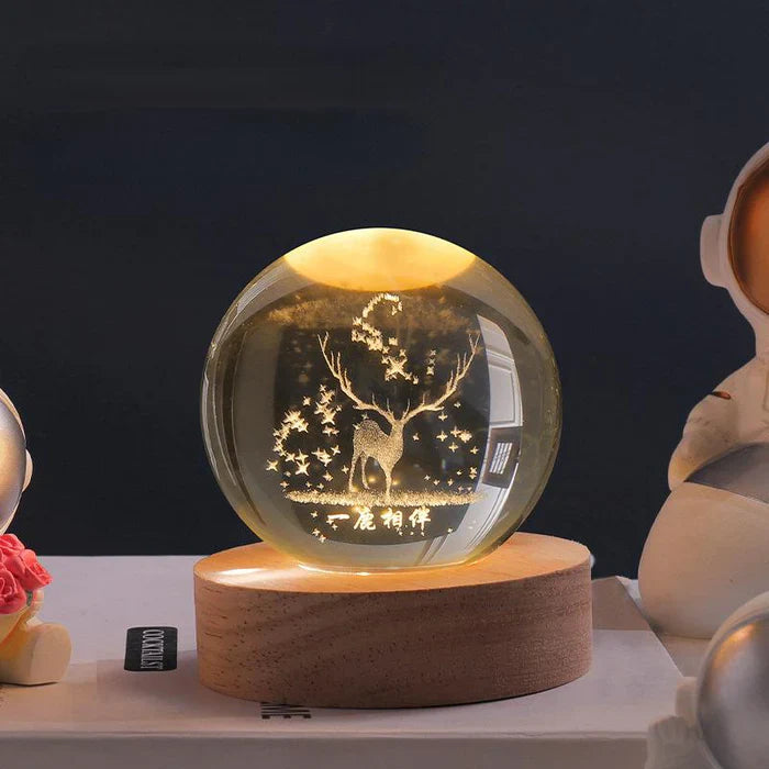 Glowing Sphere - CelestialGlow-Reindeer-The Livary
