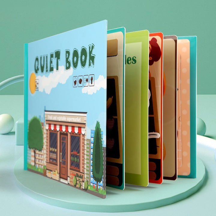 Educational Busy Book for Children – LearnJoy-Vegetables-The Livary