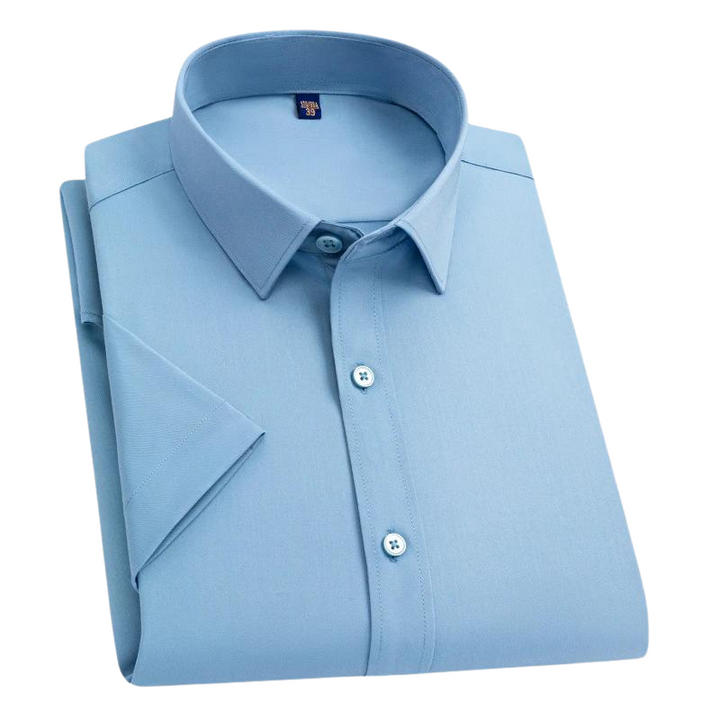 Anti Stain Shirt with Anti Crease Fabric – Damian-Light blue-M-The Livary