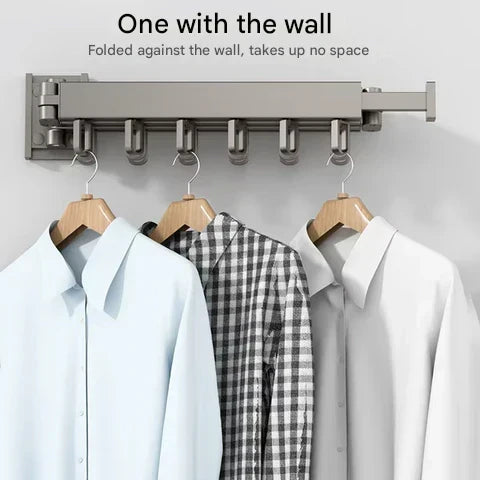 Clothes Drying Rack – Dryvo-1-folded rod black-The Livary