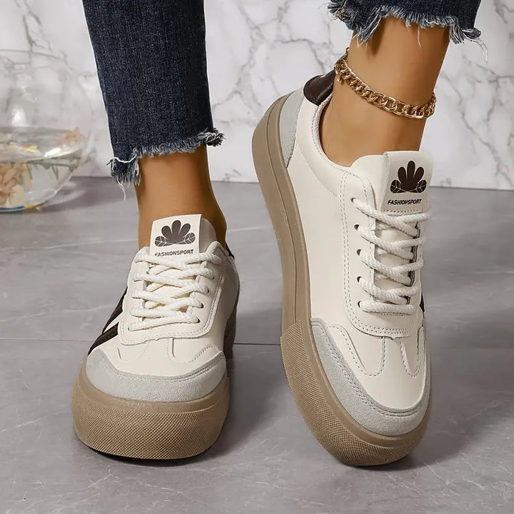 Fashionable Platform Sneakers for Women – Talia-Blue-3-The Livary