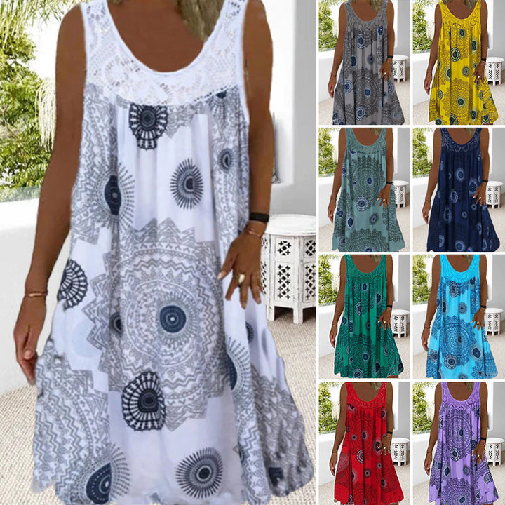 Sleeveless Summer Dress – Miranda | Airy & Comfortable-White-S-The Livary