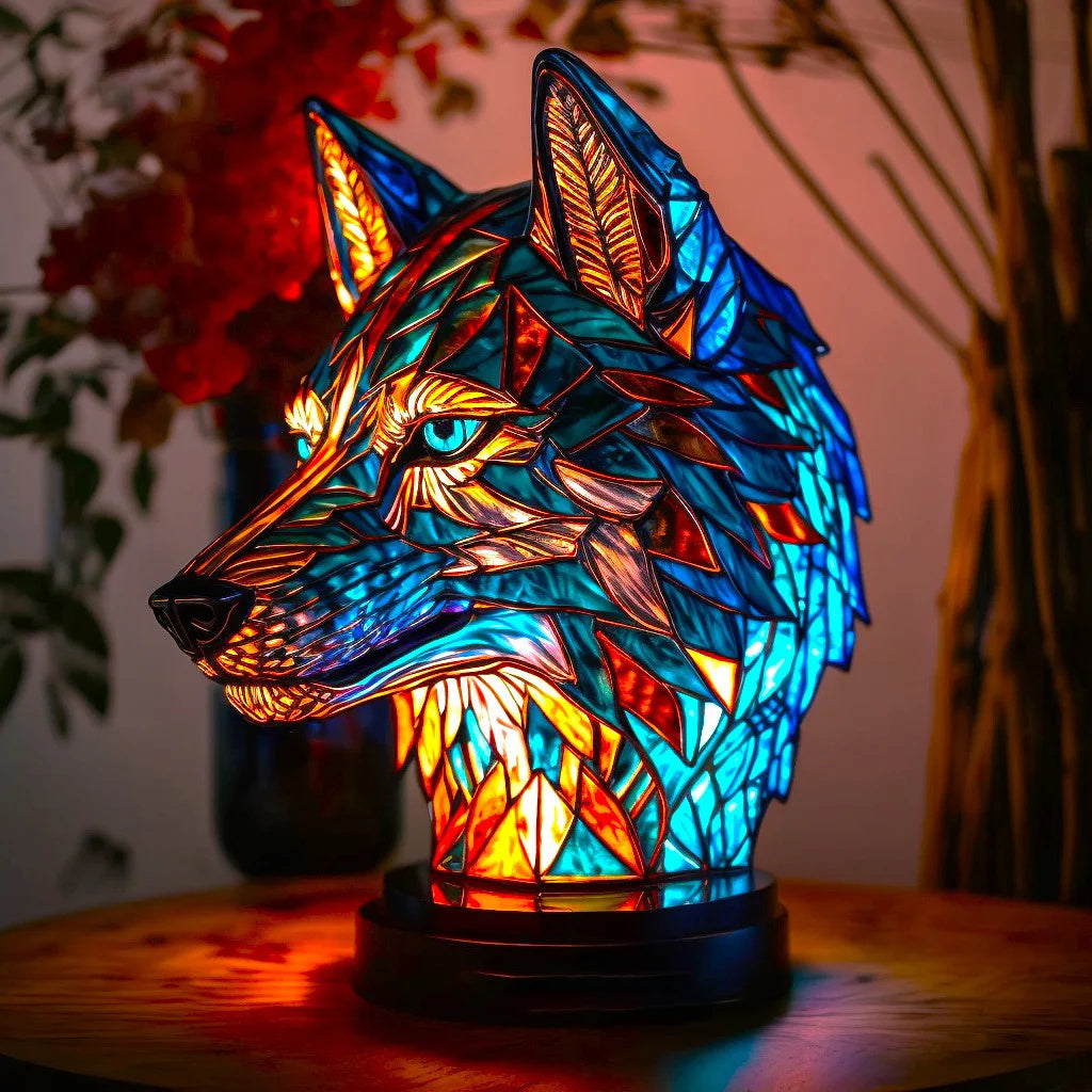 Modern Art Lamp - LumiAura-Wolf-5.91 inches-The Livary