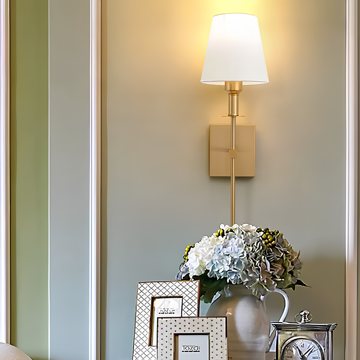Wireless Luxury Wall Lamp - LumaElegance-2-Gold-Square-The Livary