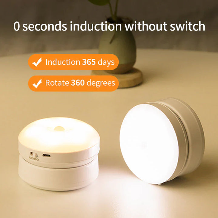 Smart Motion Sensor Night Light - Elara-White-The Livary