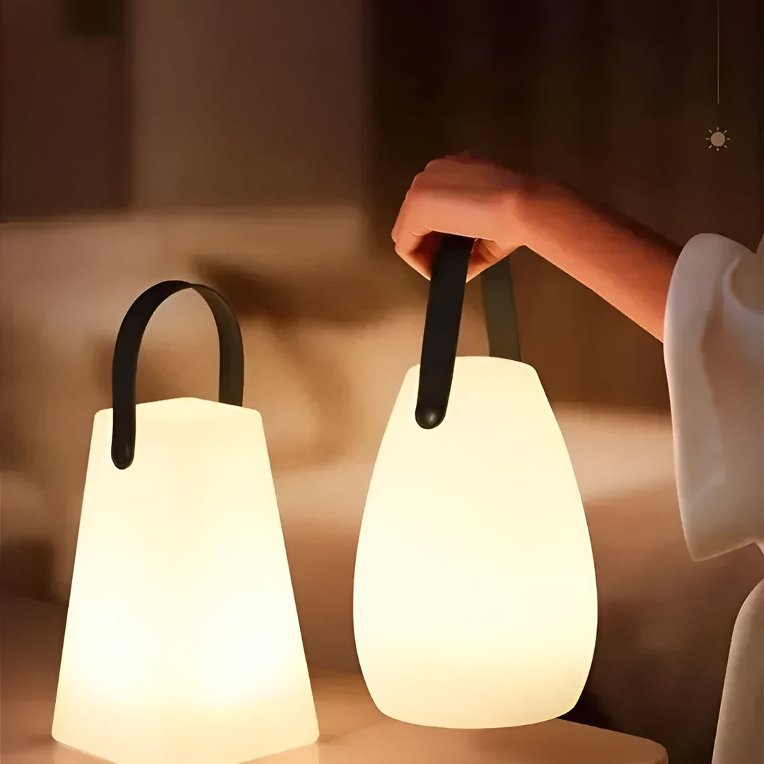 Waterproof Wireless LED Table Lamp for Indoor & Outdoor - Lumora-Round-The Livary