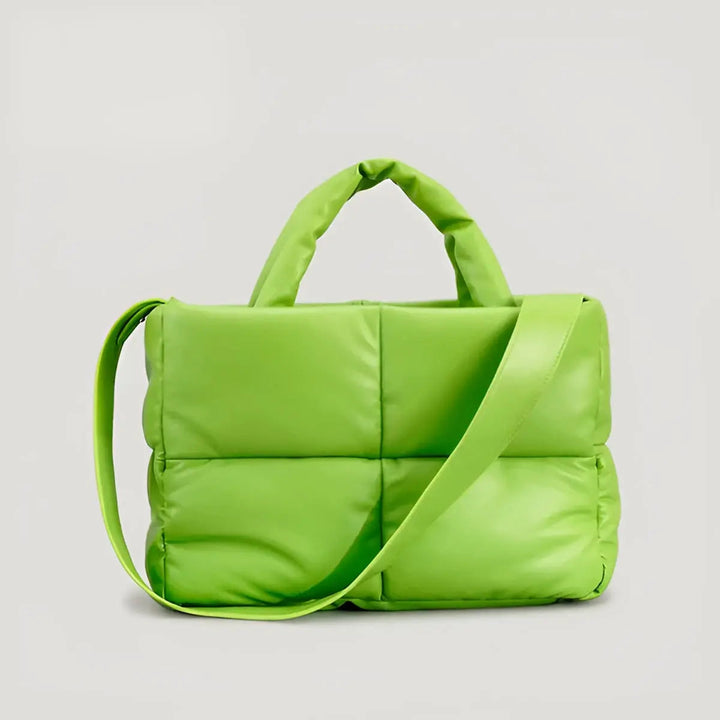 Stylish Quilted Ladies Designer Bags - Sofia-Light green-The Livary