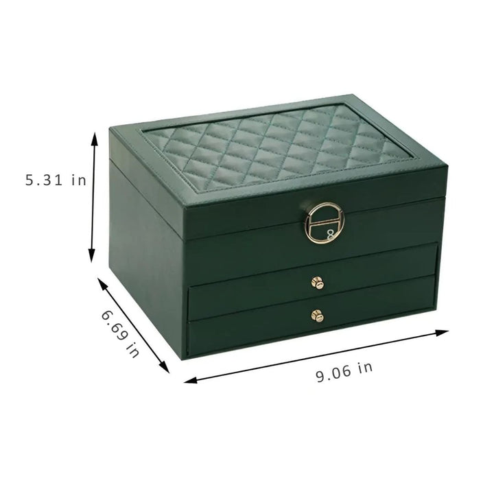 Luxury Multi-Layer Jewellery Box - EleganceBox-Pink-The Livary