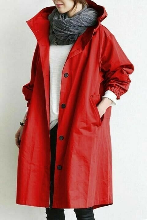 Ladies Windbreaker - Aurora-Red-S-The Livary