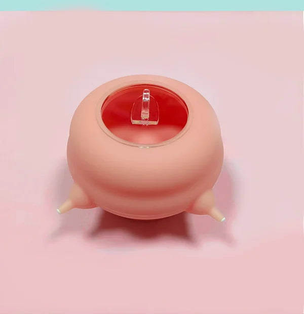 Compact Milk Bowl for Kittens - KittySip-Pink-The Livary