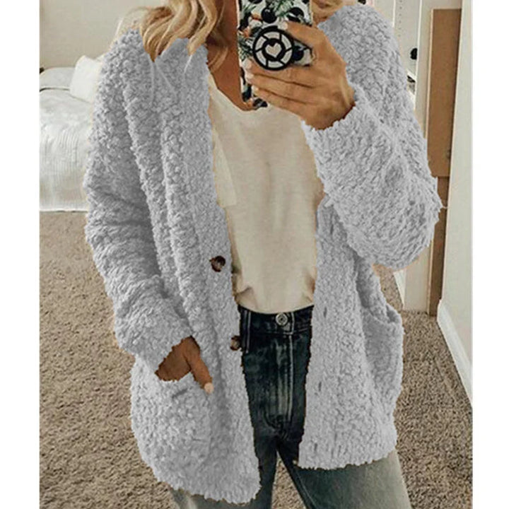 Comfortable Ladies Jacket - Lisa-Light grey-S-The Livary