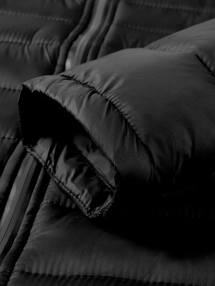 Ladies Winter Puffer Jacket with Hood - Arwen-Black-S-The Livary
