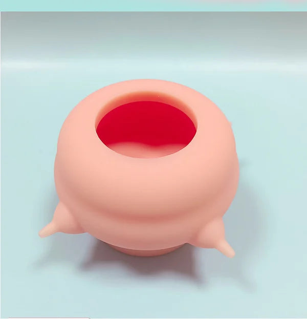 Compact Milk Bowl for Kittens - KittySip-Pink-The Livary