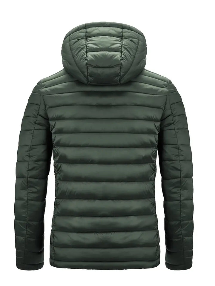 Ladies Winter Puffer Jacket with Hood - Arwen-Black-S-The Livary