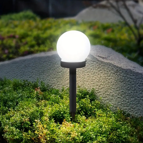 Solar Garden Lamp with Modern Design – Solara-White light-The Livary