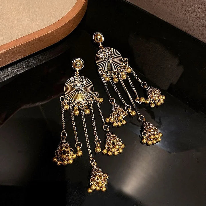 Boho Ethno Earrings - Noura-3-The Livary