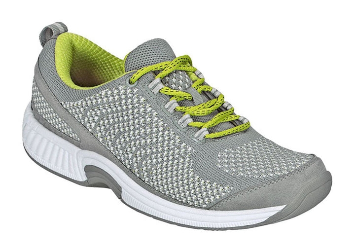 Ergonomic comfort shoes with orthopaedic support – Milena-Light grey-3-The Livary