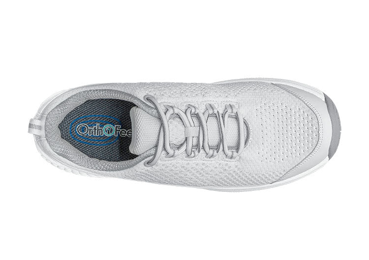 Ergonomic comfort shoes with orthopaedic support – Milena-Light grey-3-The Livary