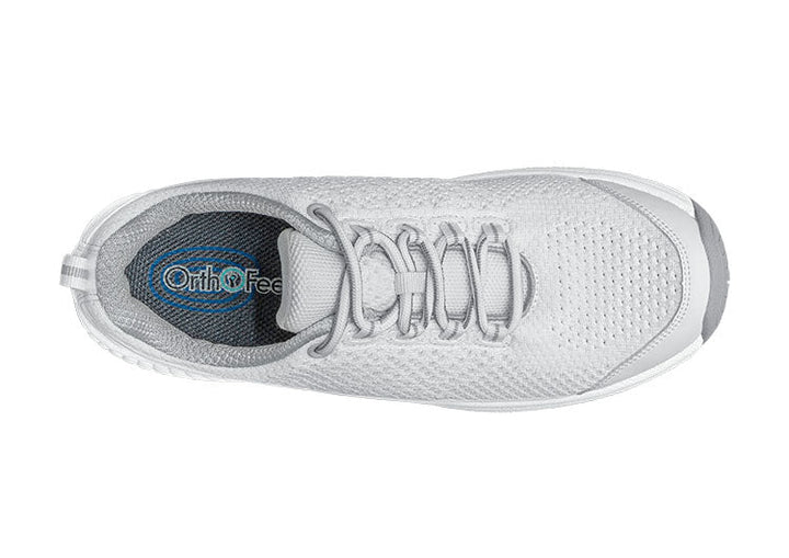 Ergonomic comfort shoes with orthopaedic support – Milena-Light grey-3-The Livary