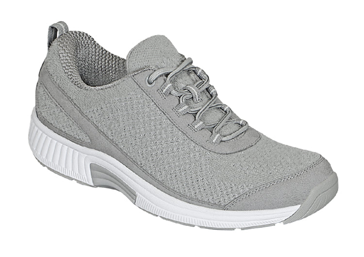 Ergonomic comfort shoes with orthopaedic support – Milena-Light grey-3-The Livary