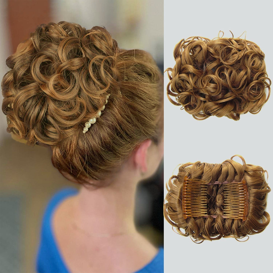 Curly Knot Hair Extension – FluffyFix-16#-The Livary