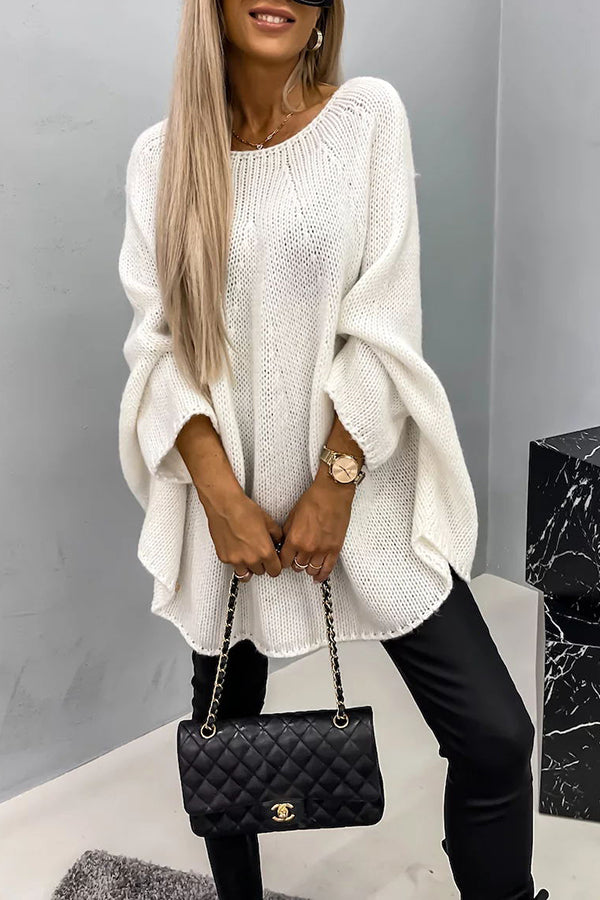 Stylish Ladies' Sweater with Round Neck - Isabelle