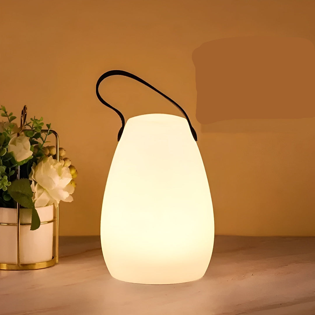 Waterproof Wireless LED Table Lamp for Indoor & Outdoor - Lumora-Oval-The Livary