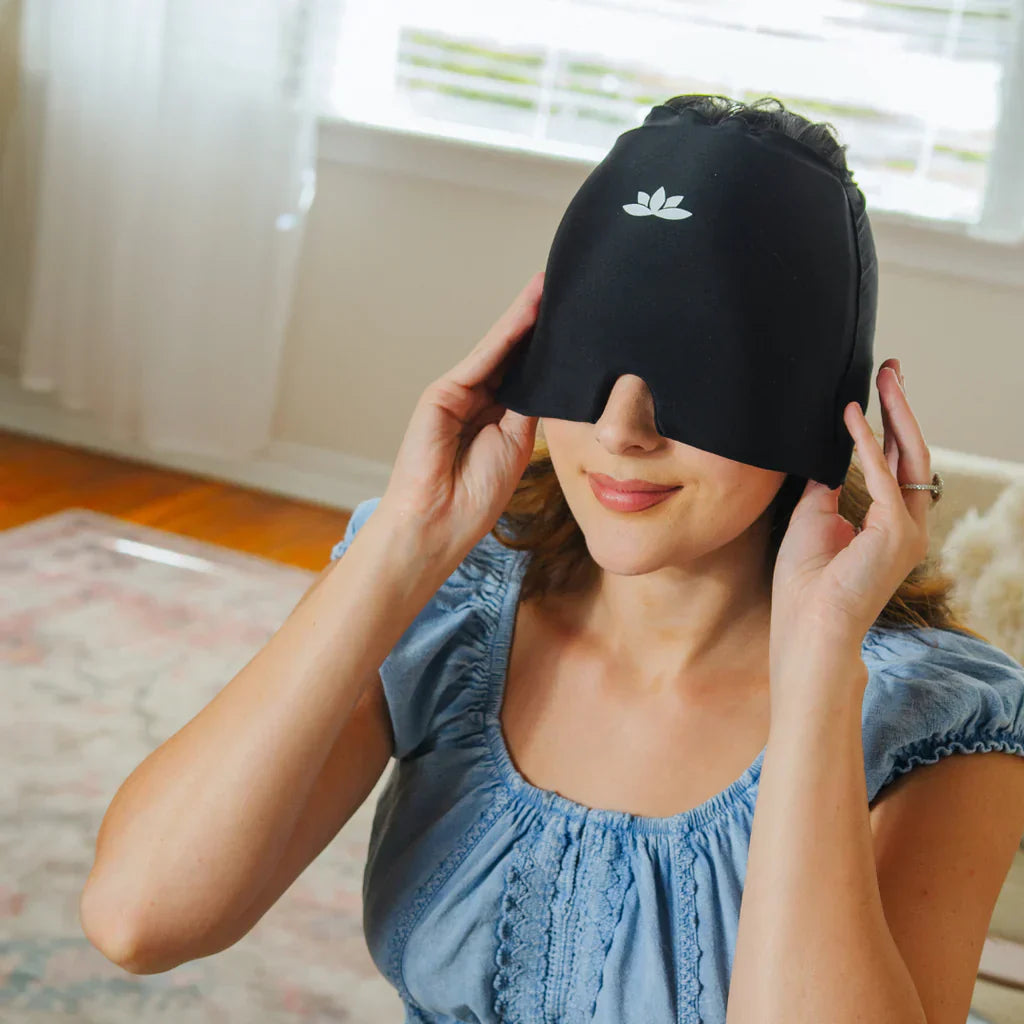 Pain Relieving Migraine Mask - MigraCalm™-Black (almost sold out)-The Livary