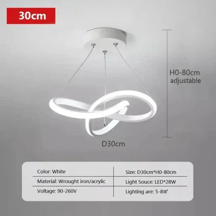 Modern LED Ceiling Light - WaveGlow