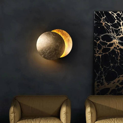 Wall lamp with Magical Moonlight - Lunora-Gold-20 cm-The Livary