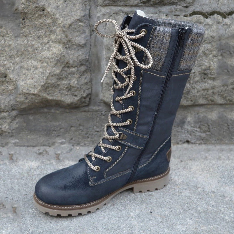 Stylish High Ladies Winter Boots - Nora-Brown-2.5-The Livary
