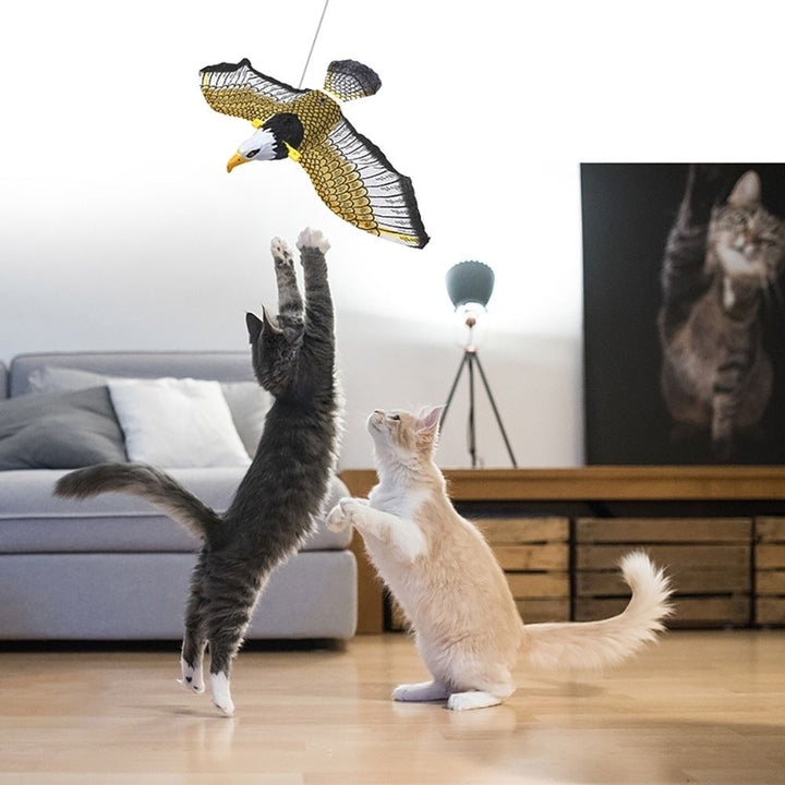 Interactive Cat Toy for Fun and Exercise - FeatherFlight™-Parrot-The Livary